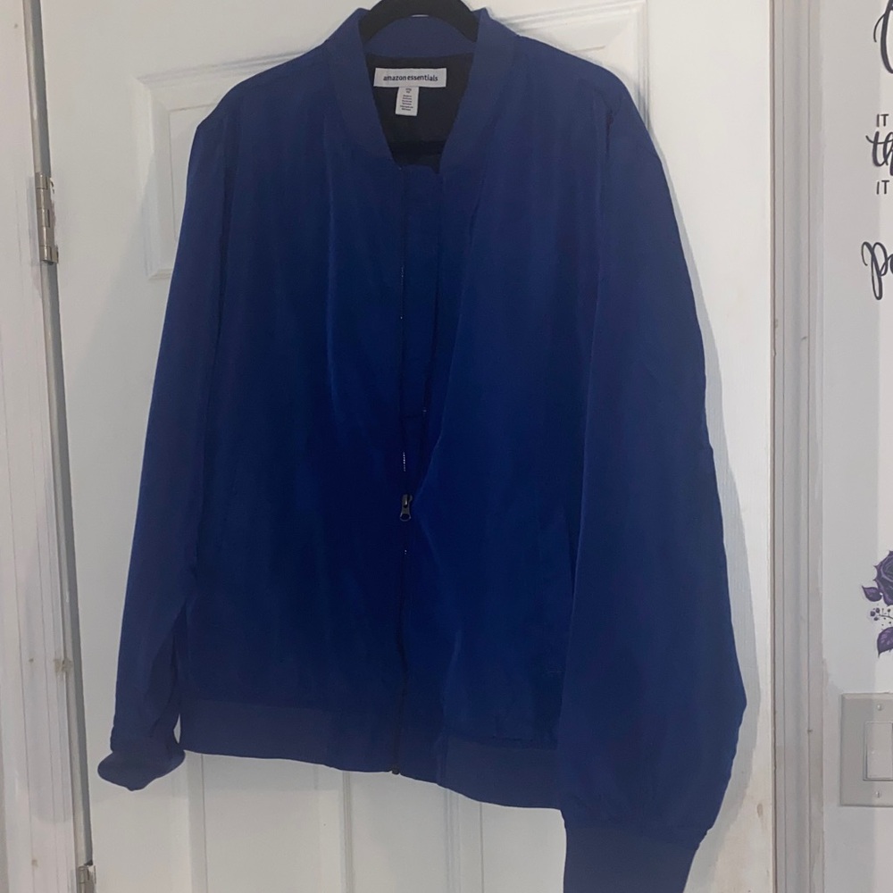 Amazon Essentials Blue Bomber Jacket